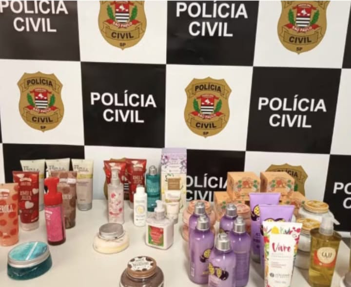 Polícia prende comerciantes que vendiam cosméticos furtados de multinacional